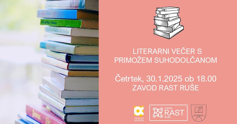 Literarni večer s Primožem Suhodolčanom